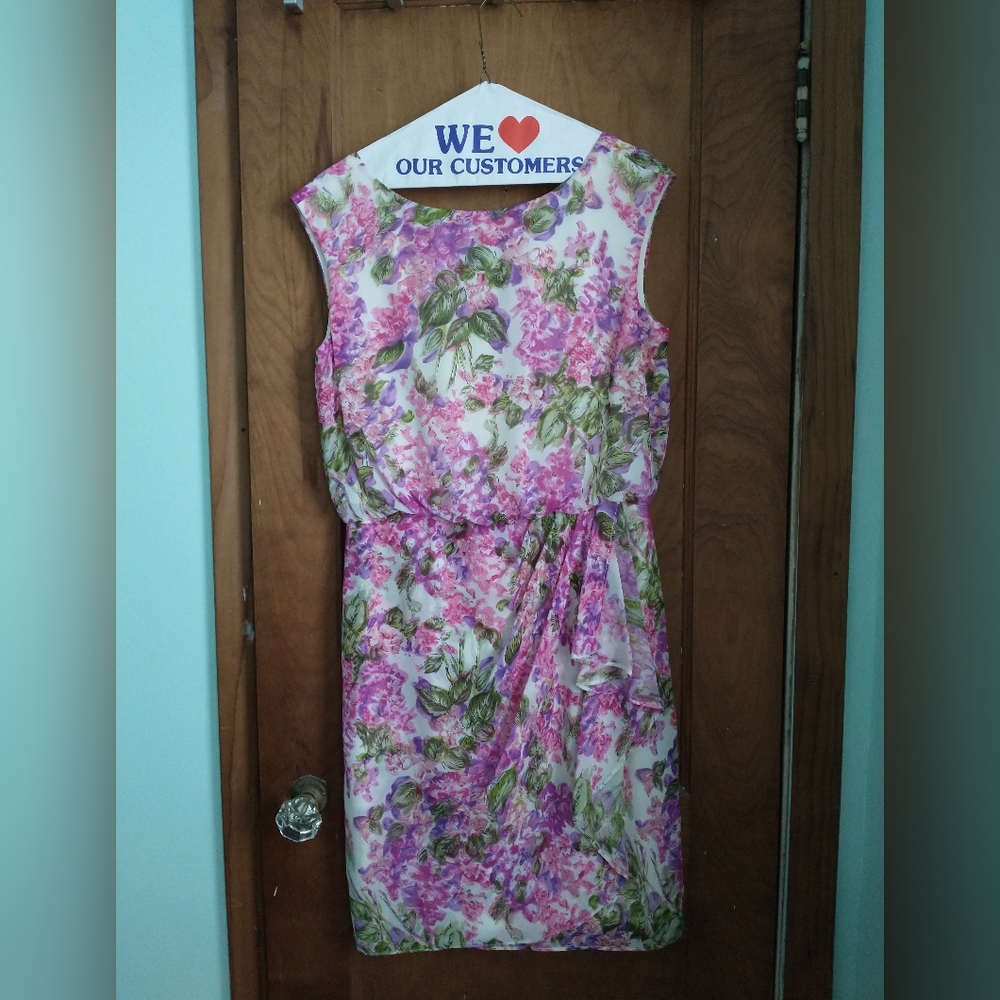 London Times Size 6 floral shift dress